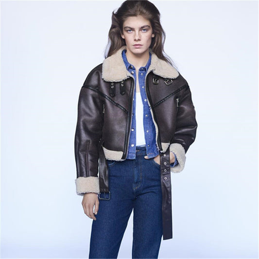 Fashion Simple Women's Double-sided Jacket Jacket