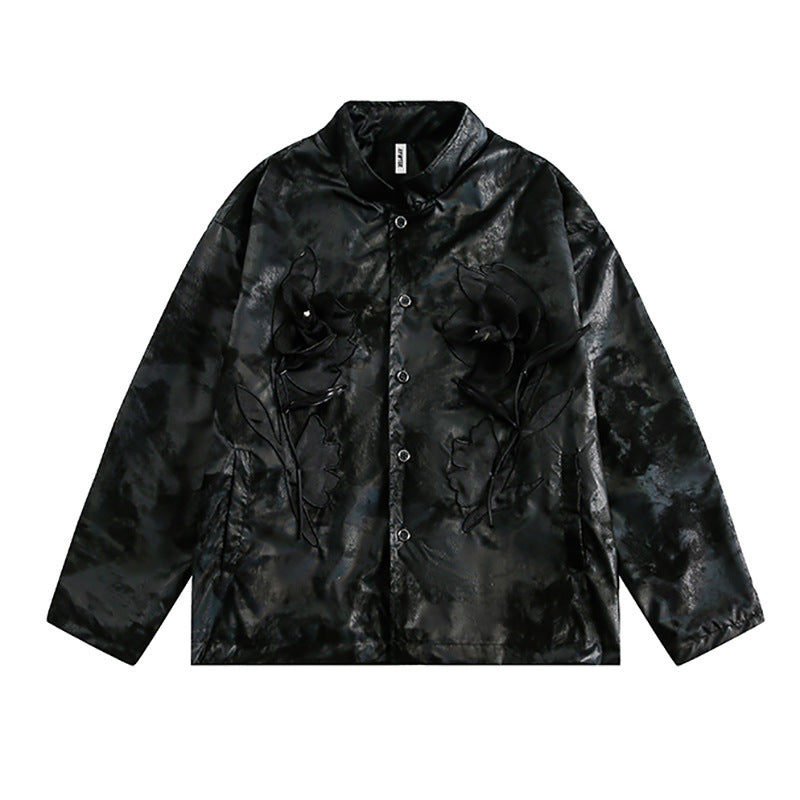 Night Shadow Pattern Jacket For Men And Women