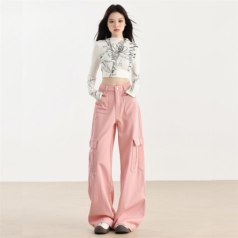 Fashion American Casual Working Pants Women