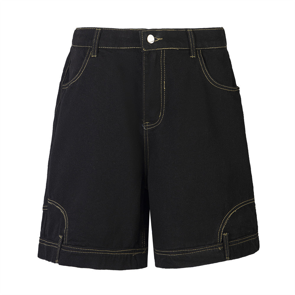 Fashion Baggy Denim Shorts Men And Women