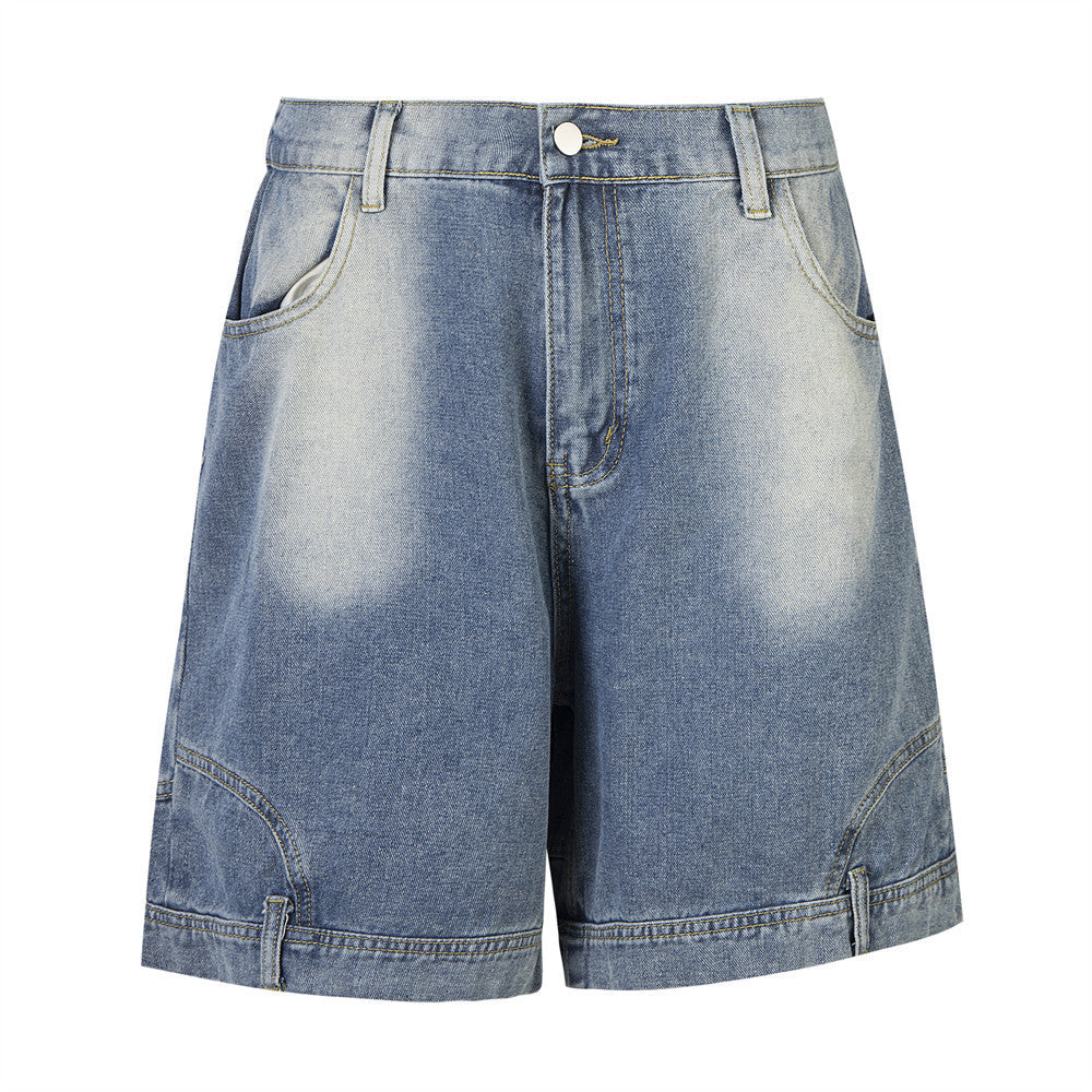 Fashion Baggy Denim Shorts Men And Women