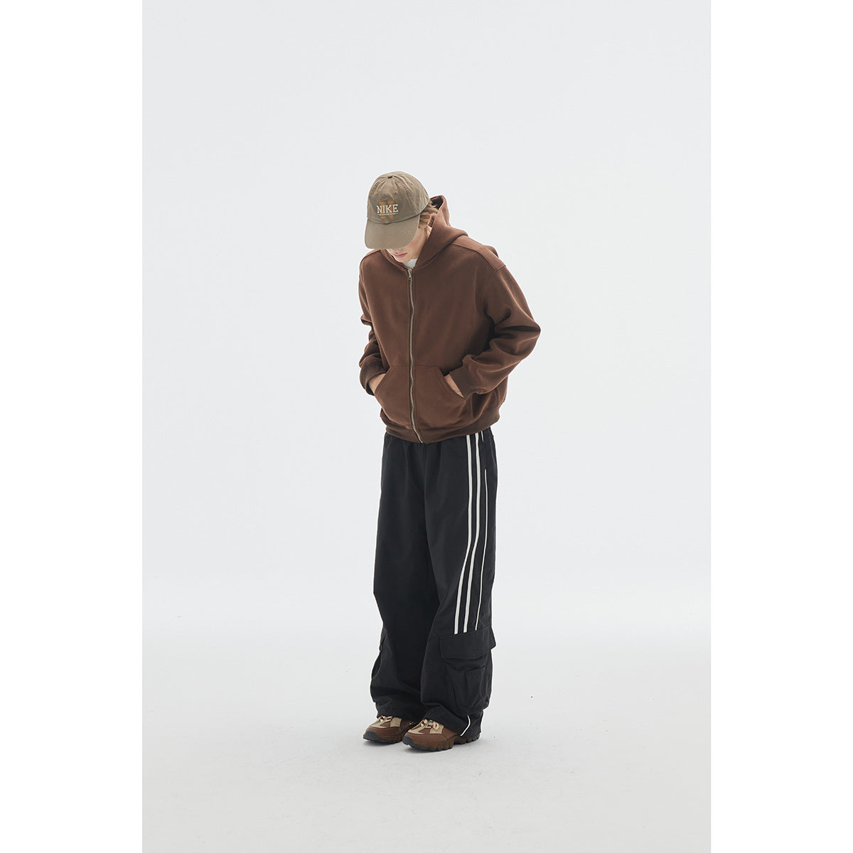 Retro Loose Straight Trousers Women