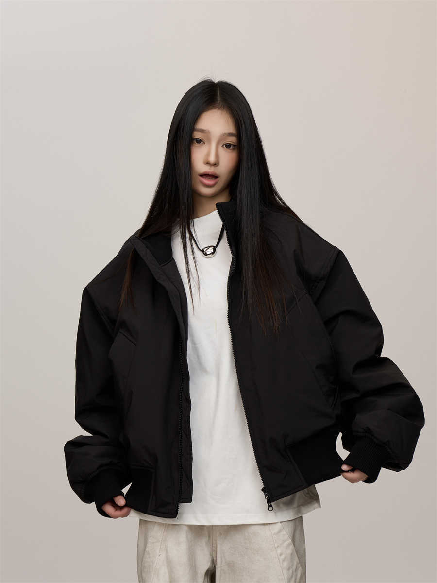 Women's High-grade Stand Collar Cotton Jacket