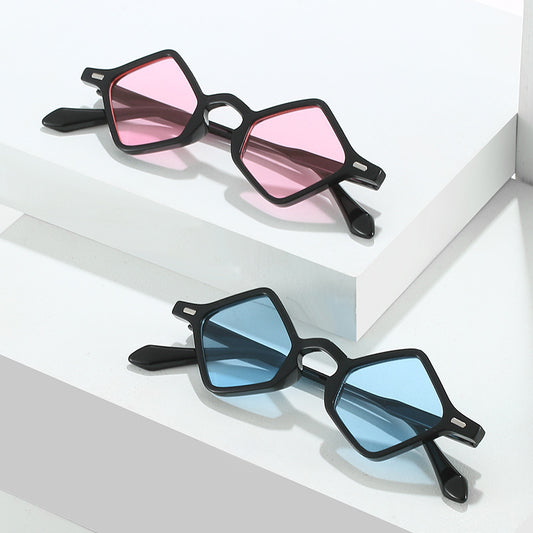 Women's Fashion Geometry Pattern Triangle Glasses