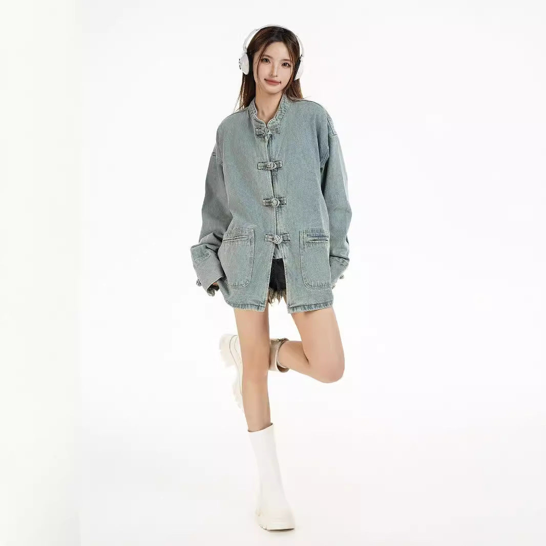 Denim Coat Women's Jacket Small High-grade Shirt