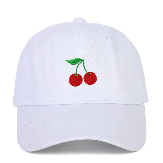 Cherry Embroidered Cap