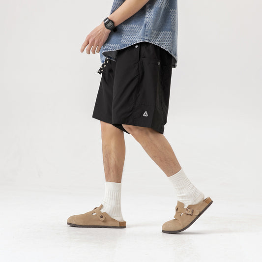 Fashion Personality Retro Workwear Shorts Men