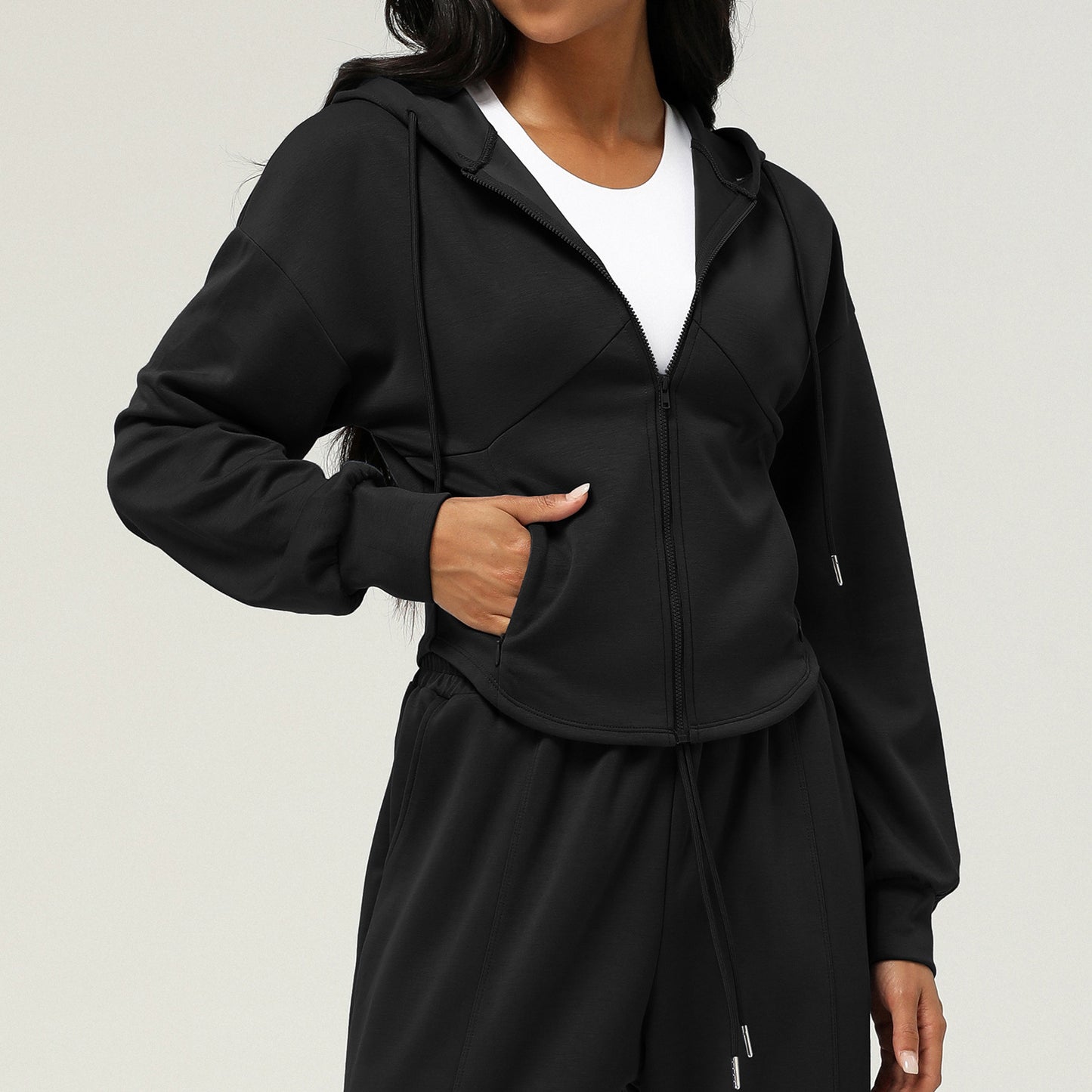 Women's Pocket Loose Yoga Jacket