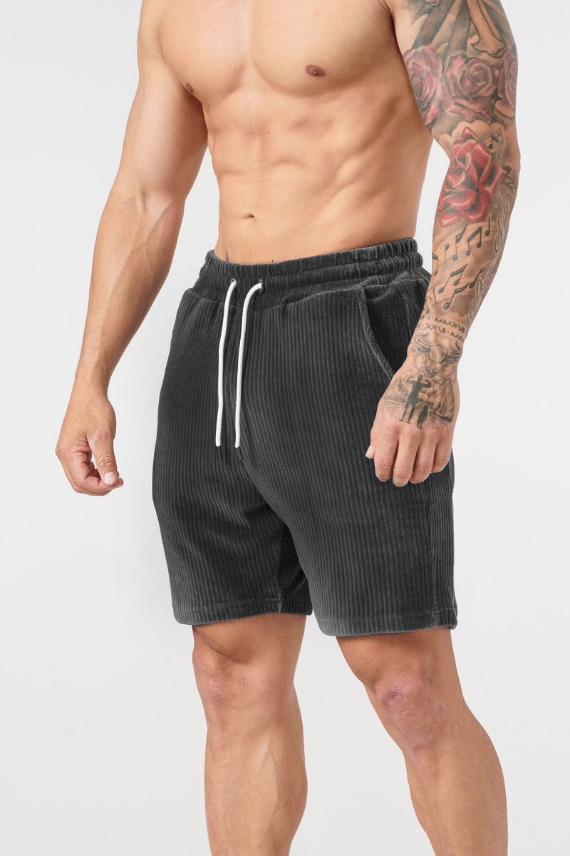 Men's Fashion Leisure Training Fitness Corduroy Shorts