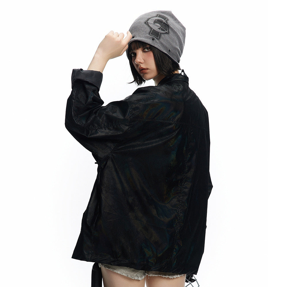 Night Shadow Pattern Jacket For Men And Women