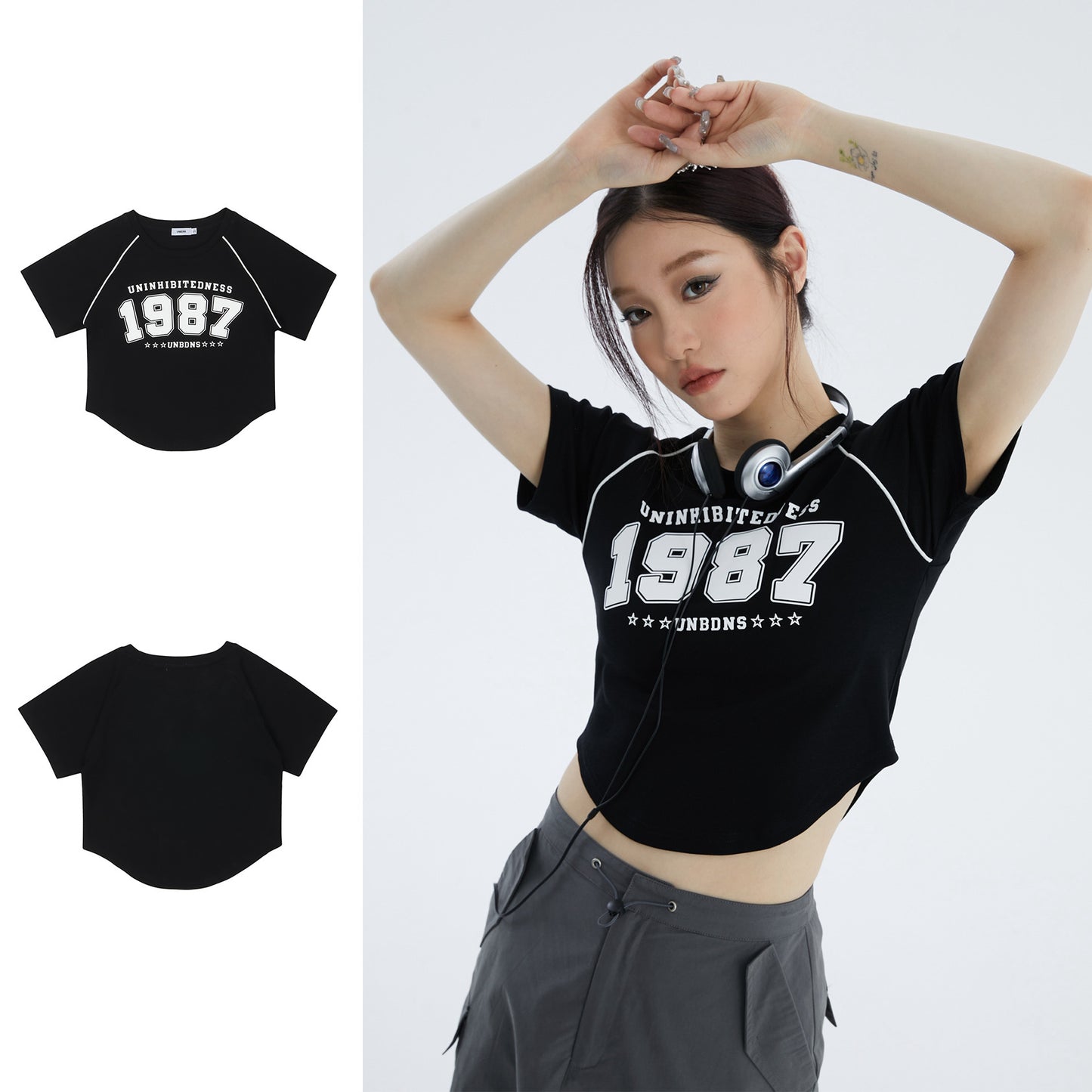 Summer Women's 1987 Special-interest Design Short-sleeved T-shirt