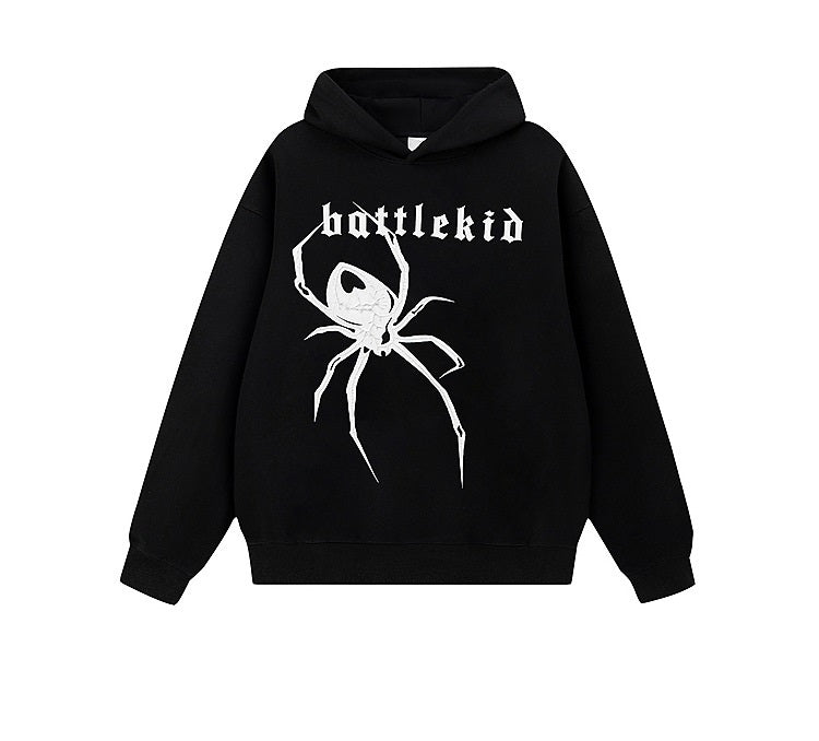 Spider Three-dimensional Printed Hoodie Men And Women