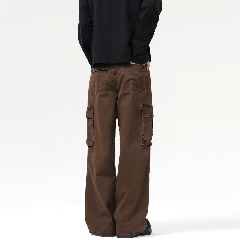 Maillard Retro Multi-pocket Cargo Pants Men And Women